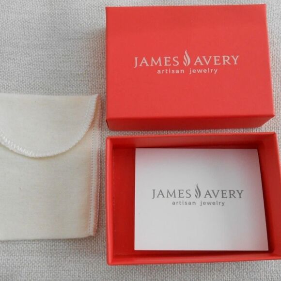 James Avery Retired Heart Cross Necklace Sterling 16” Chain w/ Box - Picture 6 of 6